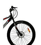 Велосипед CrossBike 26 Spark D-Steel Рама 13 black-red, фото 5