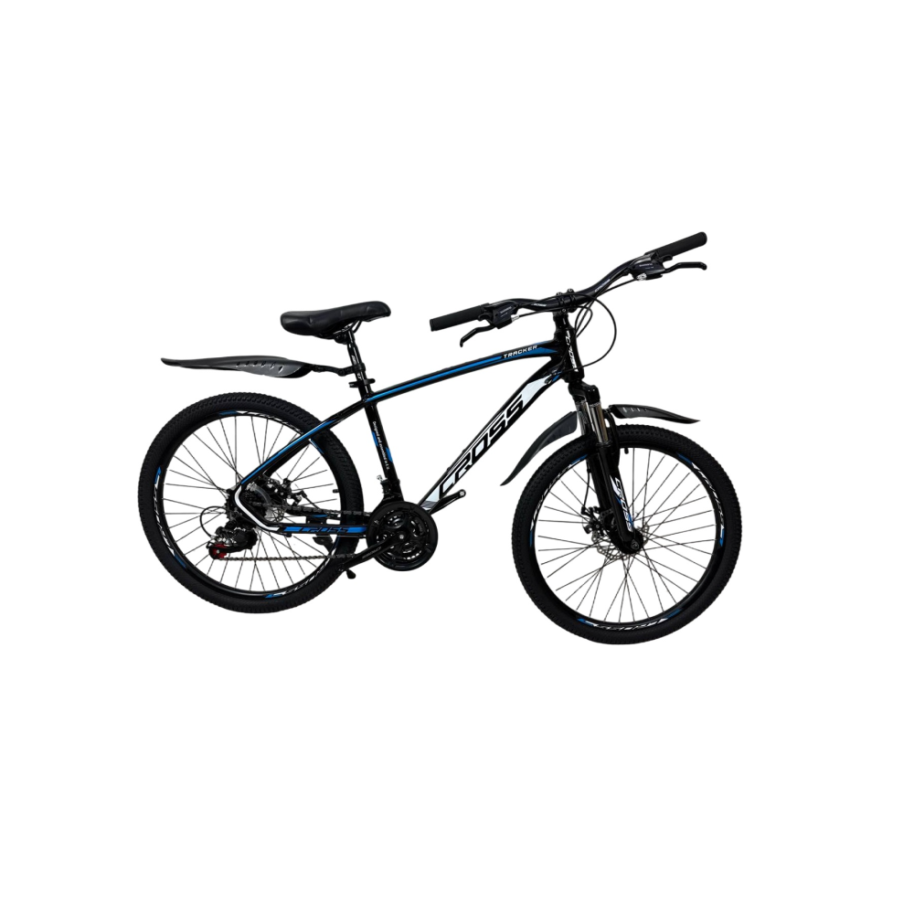 Велосипед Cross 24 Tracker 2024 Рама 15 black-blue