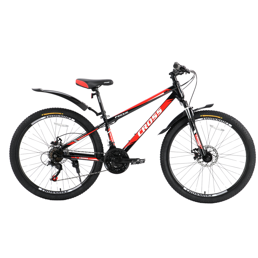 Велосипед Cross 26 ST Focus 2024 Рама-13 black-red