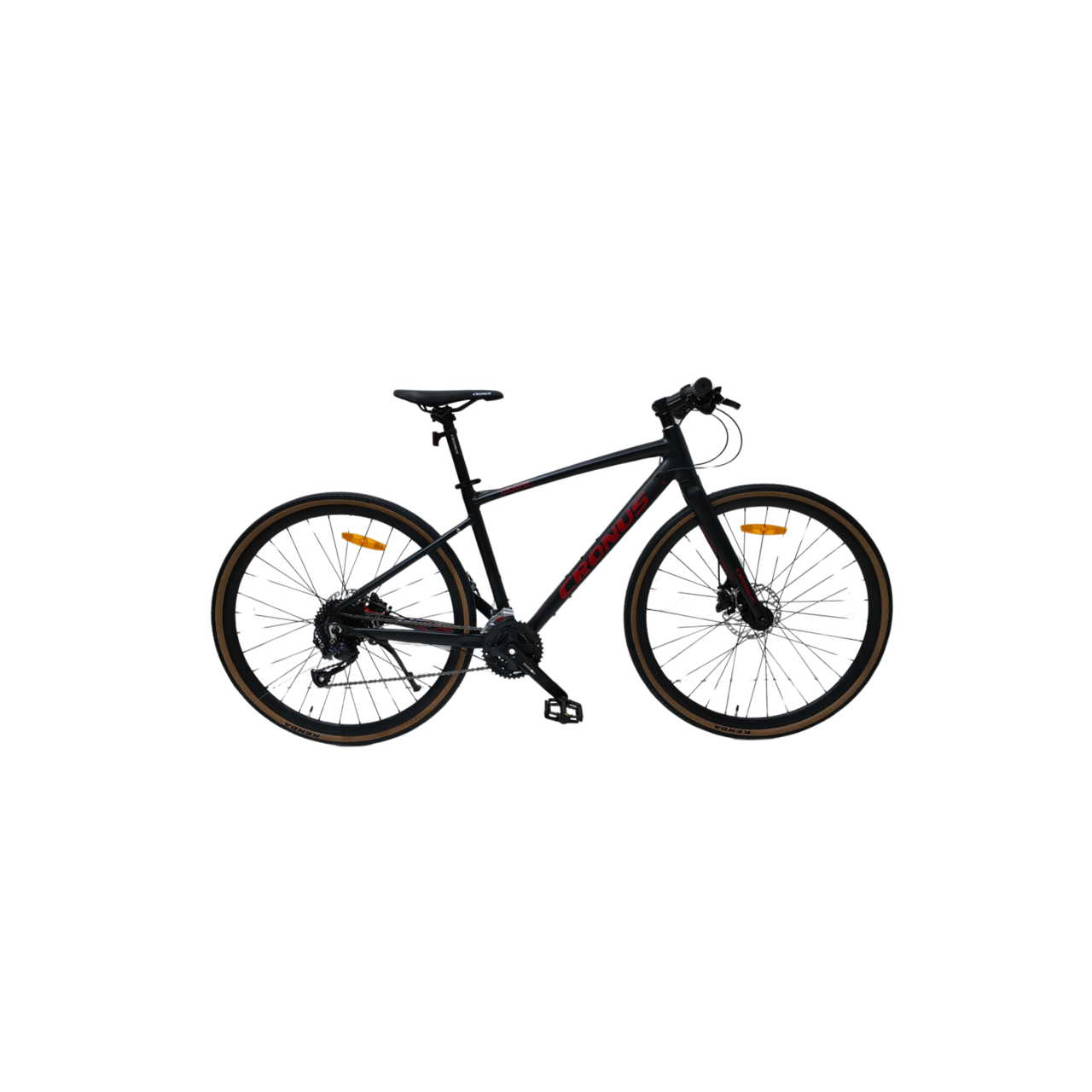 Велосипед Cronus 28 AL Gravel 2024 Рама-17,5 black-red
