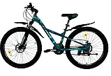 Велосипед Titan 24``Calypso -Рама-11`` dark green-blue, фото 3