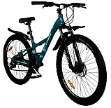 Велосипед Titan 24``Calypso -Рама-11`` dark green-blue, фото 4