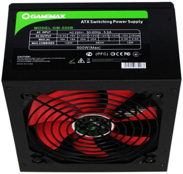 БЖ ATX Gamemax GM-500B, 500W