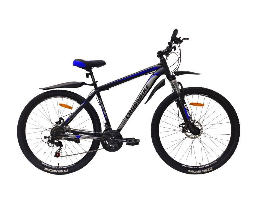 Велосипед CrossBike 27,5 Storm 2024 Рама-15 black-blue
