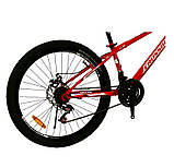 Велосипед CrossBike 26`` Spark D-Steel Рама 13`` red, фото 4