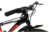 Велосипед CrossBike 24 Dragster Susp Рама 11 black-red, фото 3