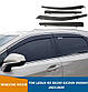 Дефлектори на вікна вітровики з хромом молдингом для Lexus RX 2023+ г., фото 2