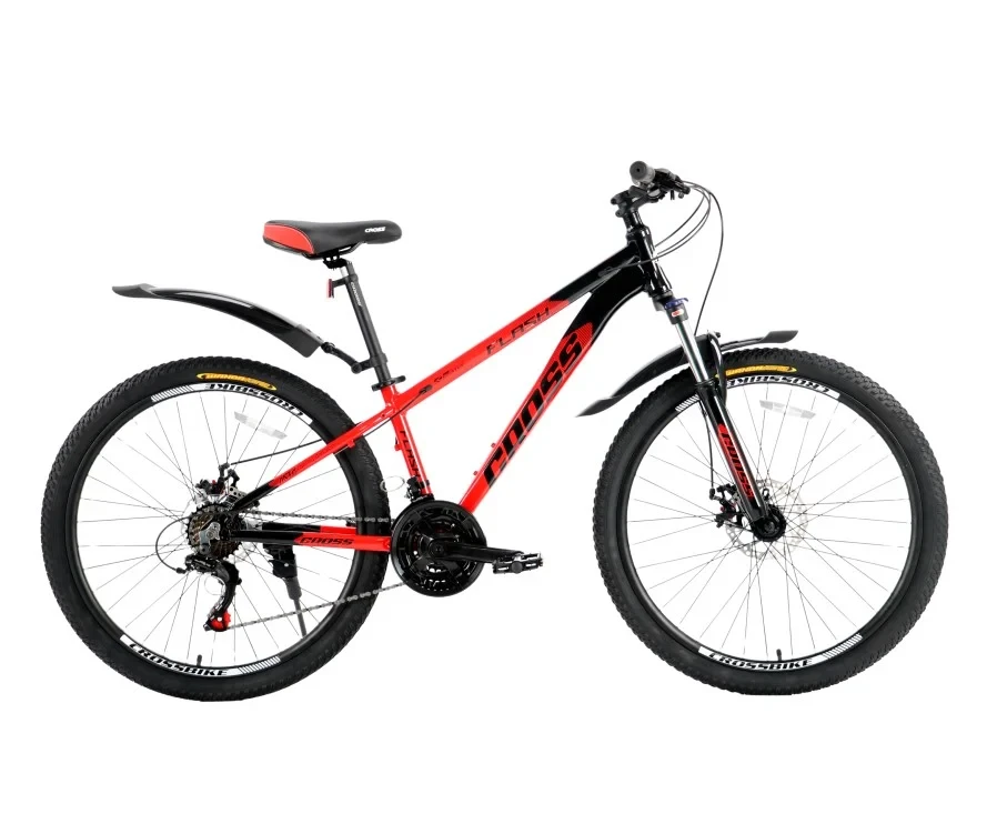Велосипед Cross 24 Flash 2024  Рама-12 red-black
