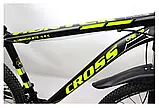 Велосипед Cross 29` Hunter Рама-20`` чорний-зелений, фото 5