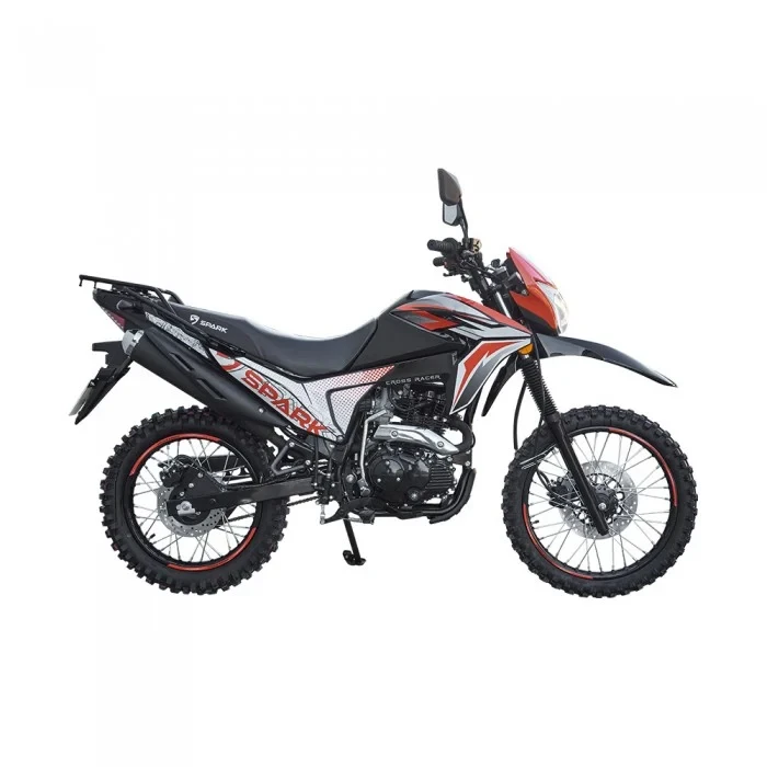Мотоцикл Spark SP200D-5B (заводське паковання) (Чорний із зеленим)