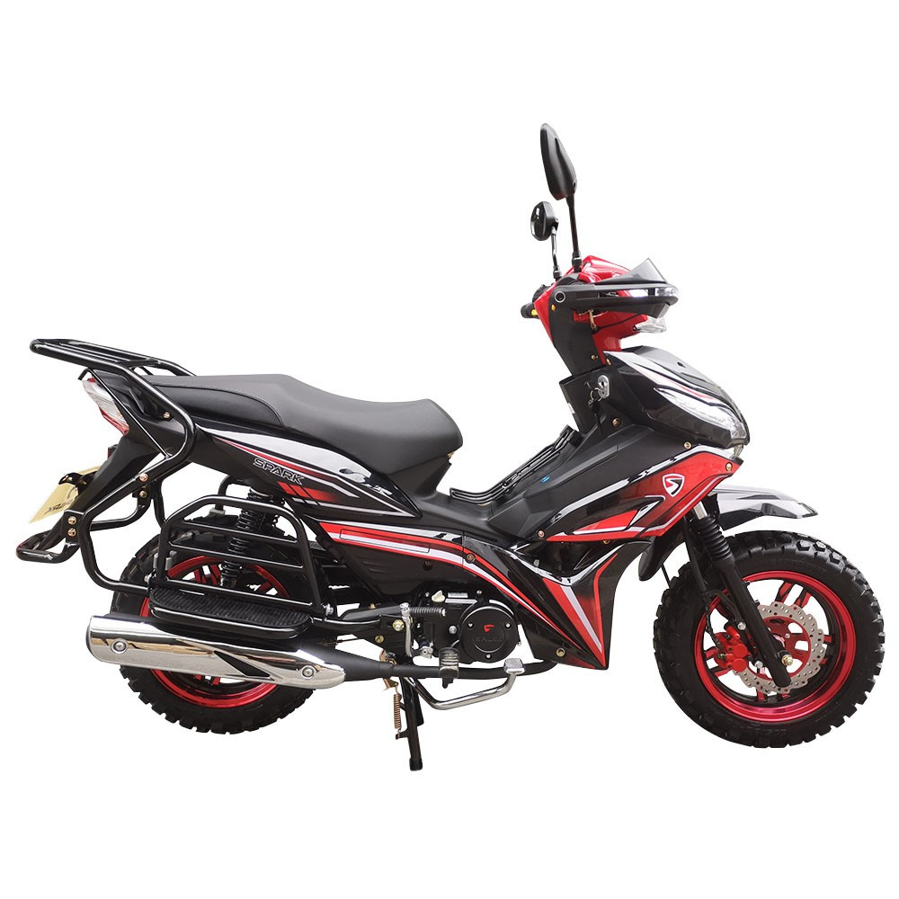 Мотоцикл Spark SP125C-4H (Заводське паковання) (Чорний із сірим)