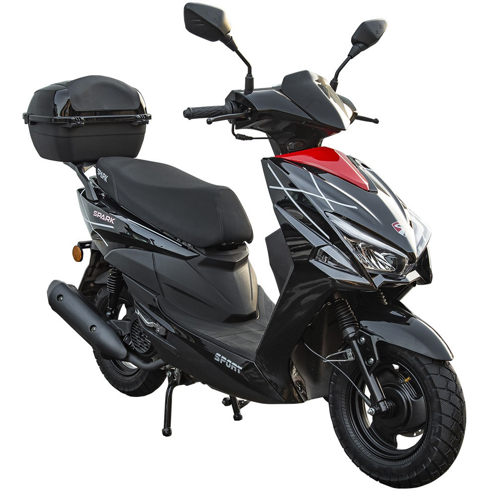 Моторолер Spark SP125S-15N (Заводське паковання) (Сірий із зеленим), фото 1