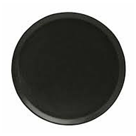 Тарілка фарфорова чорна для піци 28 см "Black" Porland