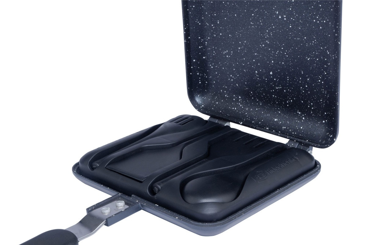 Тостер зі столовим набором Ridge Monkey Classic Sandwich Toaste XL Granite Edition