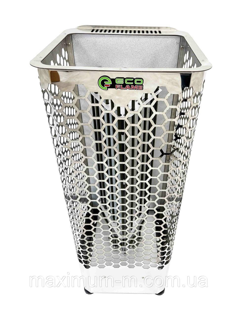 Електрокаменка для сауни та лазні Ecoflame LD90 9 кВт + пульт CON6