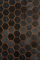 Декоративна панель Hexa S Thermo Black