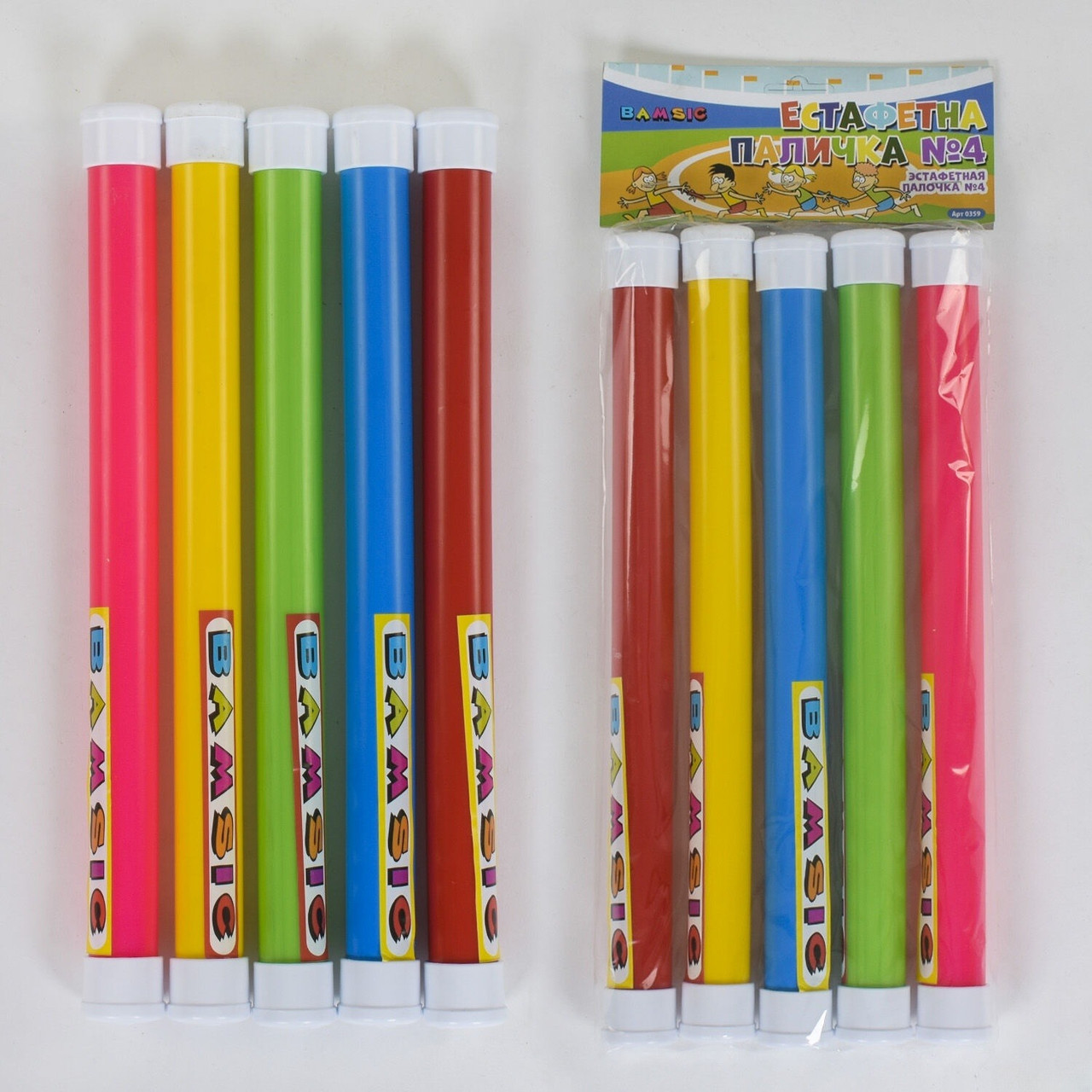 Естафетна паличка Bamsic №4 5шт., фото 1