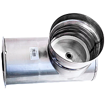 Ревізія одностінна Ø110 мм для димоходів із неіржавкої сталі