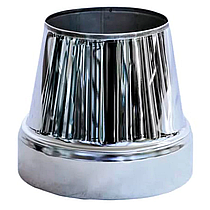 Утеплений сендвіч Конус зворотний Ø 150/220 мм із неіржавкої сталі