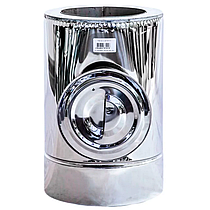 Утеплена сендвіч Ревізія Ø120/180 мм із неіржавкої сталі