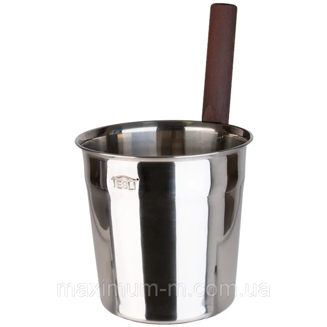 Шайка Tesli 5 л Steel для лазні та сауни