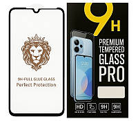 Захисне скло Lion для Huawei P30 Lite / Nova 4e з чорною рамкою