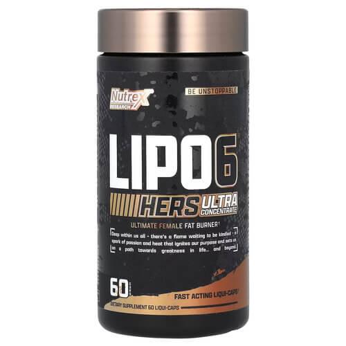 Lipo 6 Black Hers Ultra Concentrate 60 капсул, фото 1
