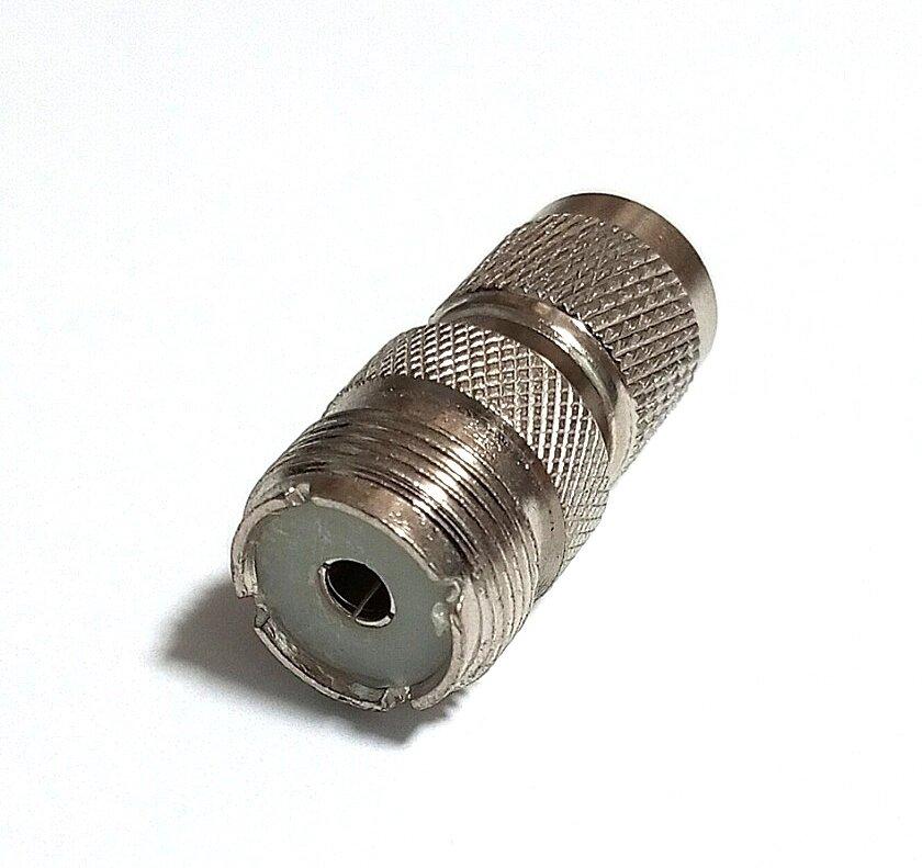 Перехідник UHF female (PL259, SO-239) гніздо - TNC-male (штир)