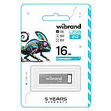 USB-накопичувач 16GB Wibrand Chameleon Silver USB 2.0, фото 3
