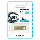 USB-накопичувач 16GB Wibrand Taipan Gold USB 2.0, фото 3