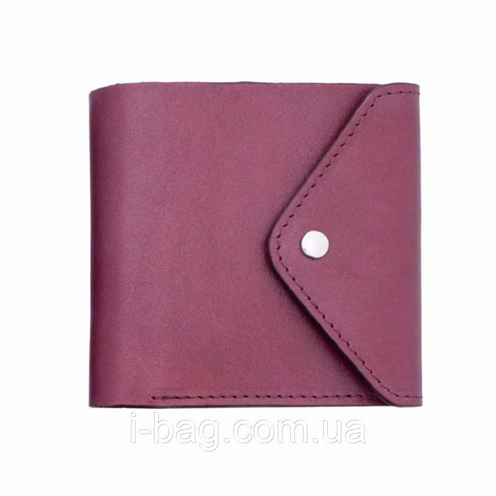 Чоловіче шкіряне портмоне бордове Grande Pelle 546661, фото 1
