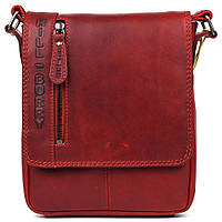 Чоловіча маленька сумка через плече HILL BURRY HB6154R червона