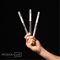 Відбілювальна звукова зубна щітка Medica+ Lux 10Х Portable Rose Gold, фото 3