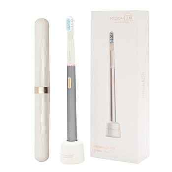Відбілювальна звукова зубна щітка Medica+ Lux 10Х Portable Grey