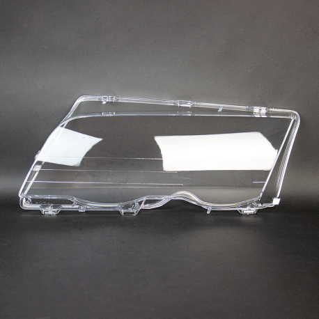 Пластикове скло фари BMW 3-series (E46) 1998-2002 ліве (водійське), фото 1