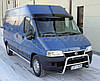 Козирьок на лобове скло (чорний глянець, 5мм) для Peugeot Boxer 1994-2006 років., фото 8