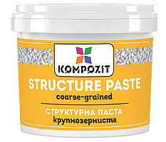 Паста структурна ART Kompozit крупнозерниста, 300 мл, Білий