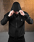 Міська Ветровка Stone island кишеня black 4 ДЛ7035, фото 6