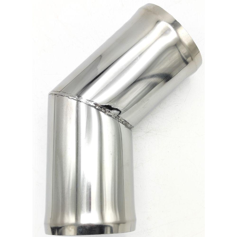 Кут зварний 75 мм під кутом 45° з нержавіючої сталі, фото 1