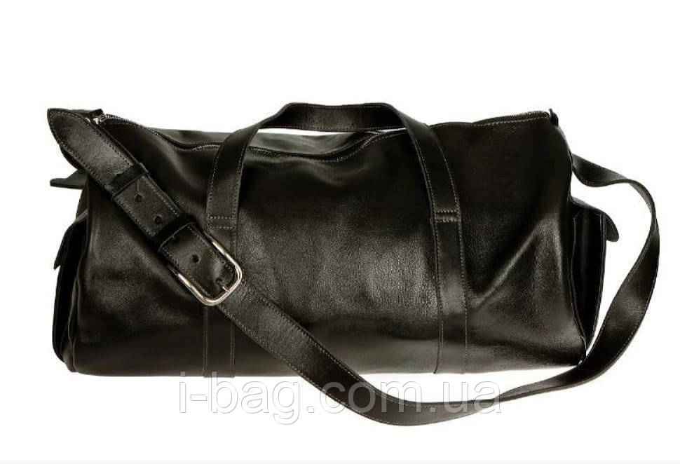 Сумка дорожня, чорна 760610 Grande Pelle, фото 1