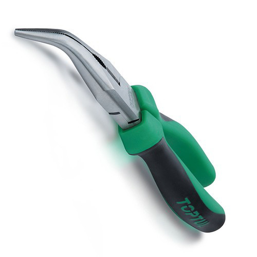 Тонкогубці вигнуті 200 мм 8" TOPTUL DFBA2208, фото 1