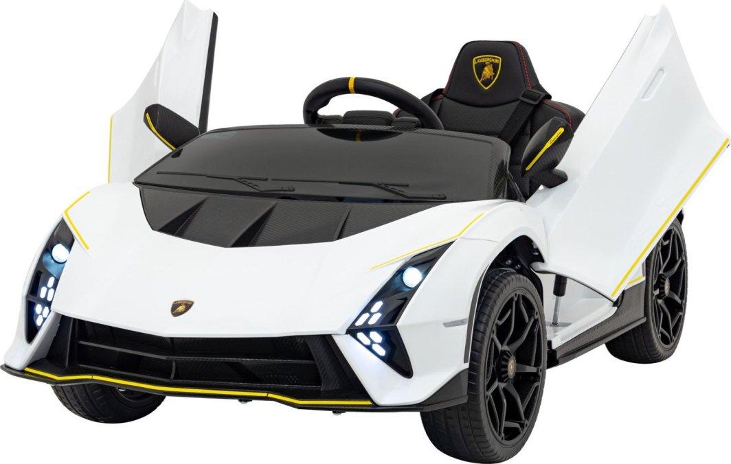 Дитяча акумуляторна машинка Lamborghini Invencible Біла