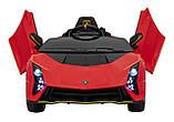 Дитяча акумуляторна машинка Lamborghini Invencible Червона, фото 3
