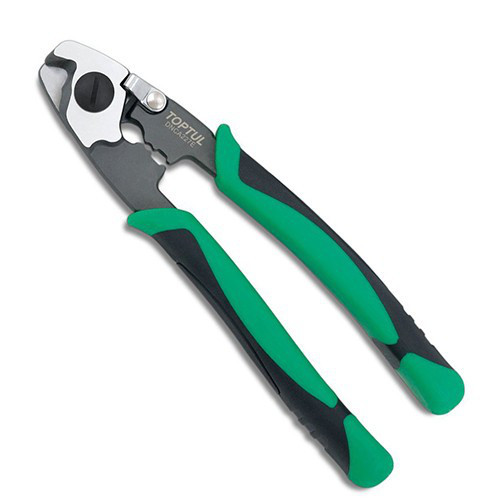 Кусачки посилені TOPTUL 7,5" (для відрізання троса) DNCA227E, фото 1