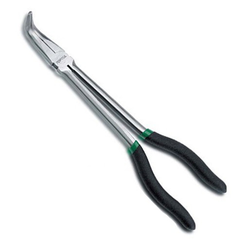 Плоскогубці з подовженими губками вигнуті 280 мм TOPTUL (кут 90°) DFAI1211, фото 1