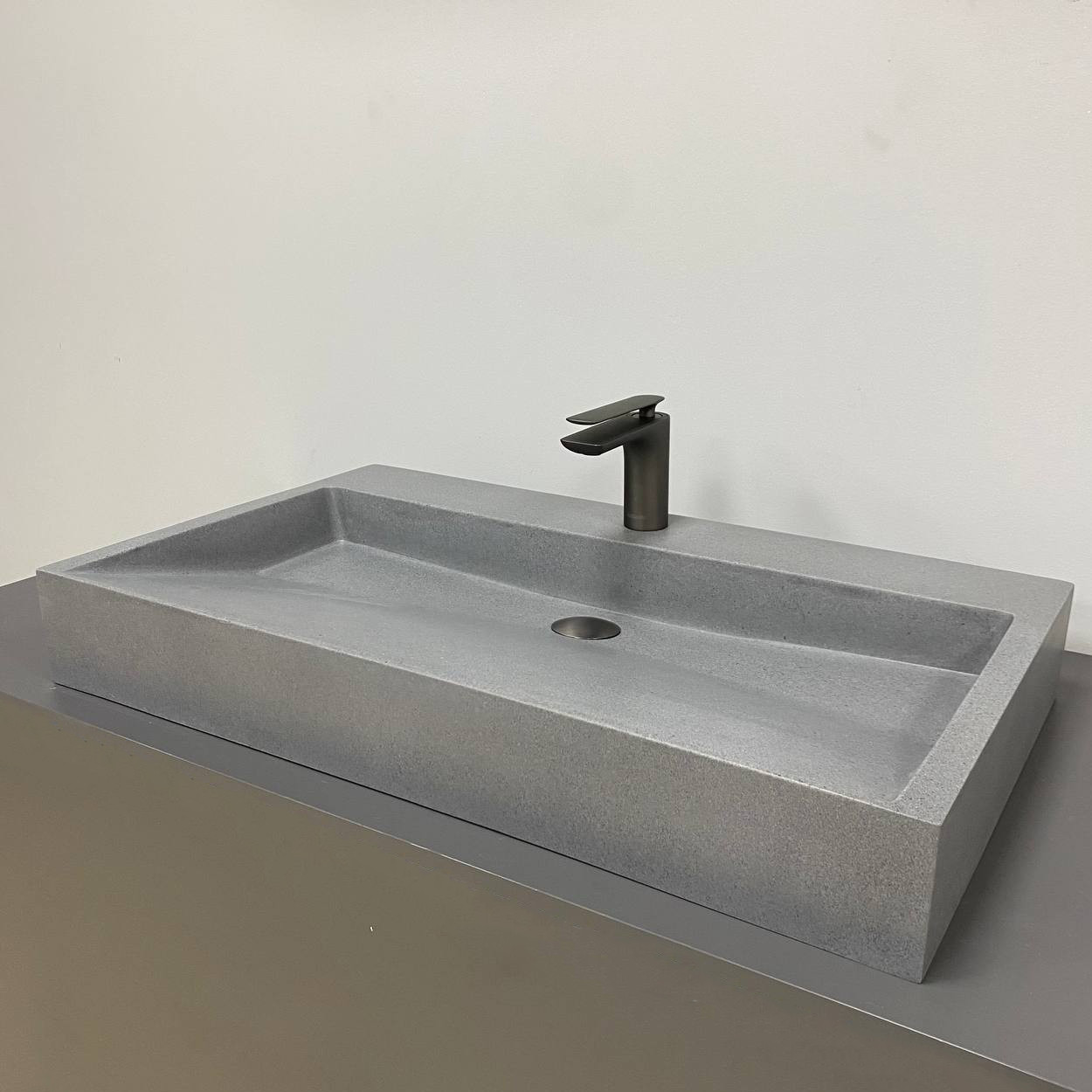 Умивальник (раковина) VBI VIESTE 90 GREY MATT накладний, фото 1