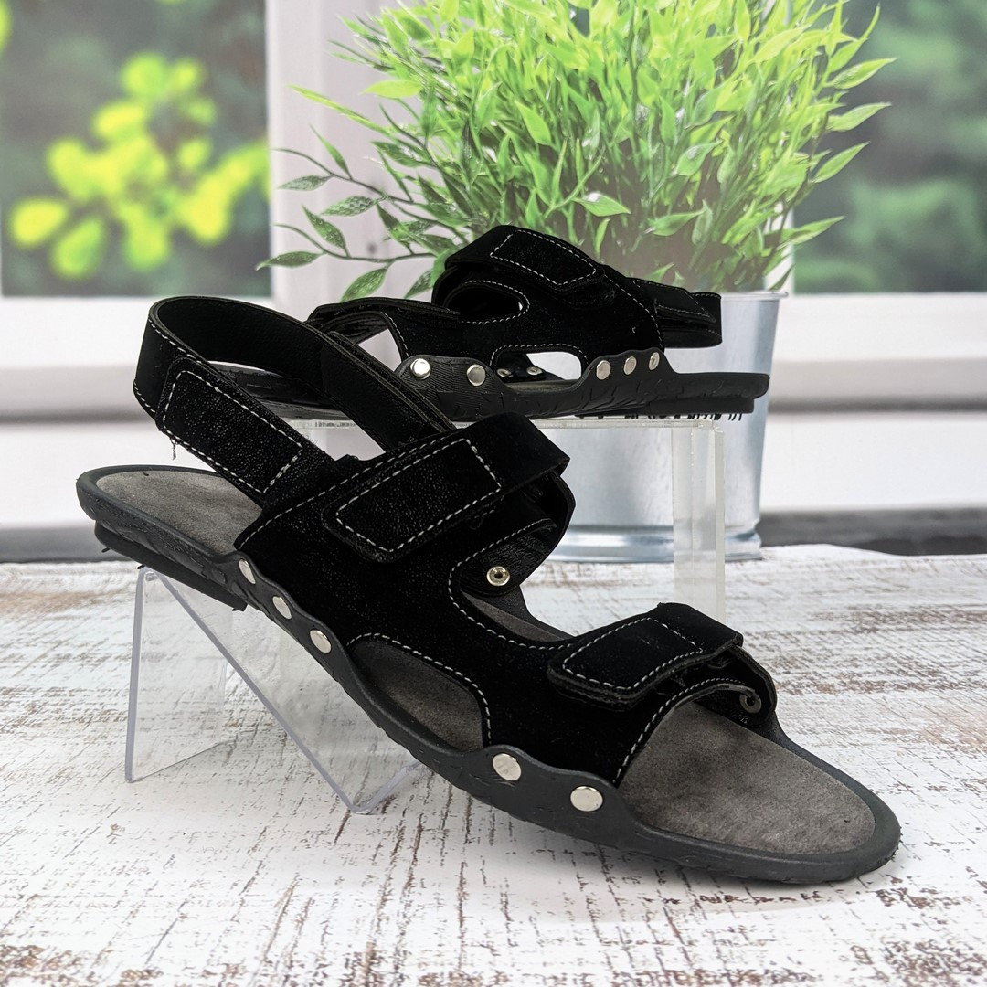 Сандалії чоловічі Paolla чорні на тонкій підошві 3922, фото 1