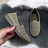 Мокасини жіночі Gipanis хакі літні текстильні сліпони 4459, фото 6