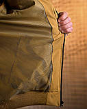 Чоловіча куртка-вітрівка койот з водозахистом ДЛ7036 ТМ, фото 2