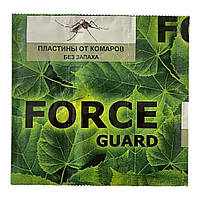 Пластина Force guard від комарів без запаху 6 таблеток